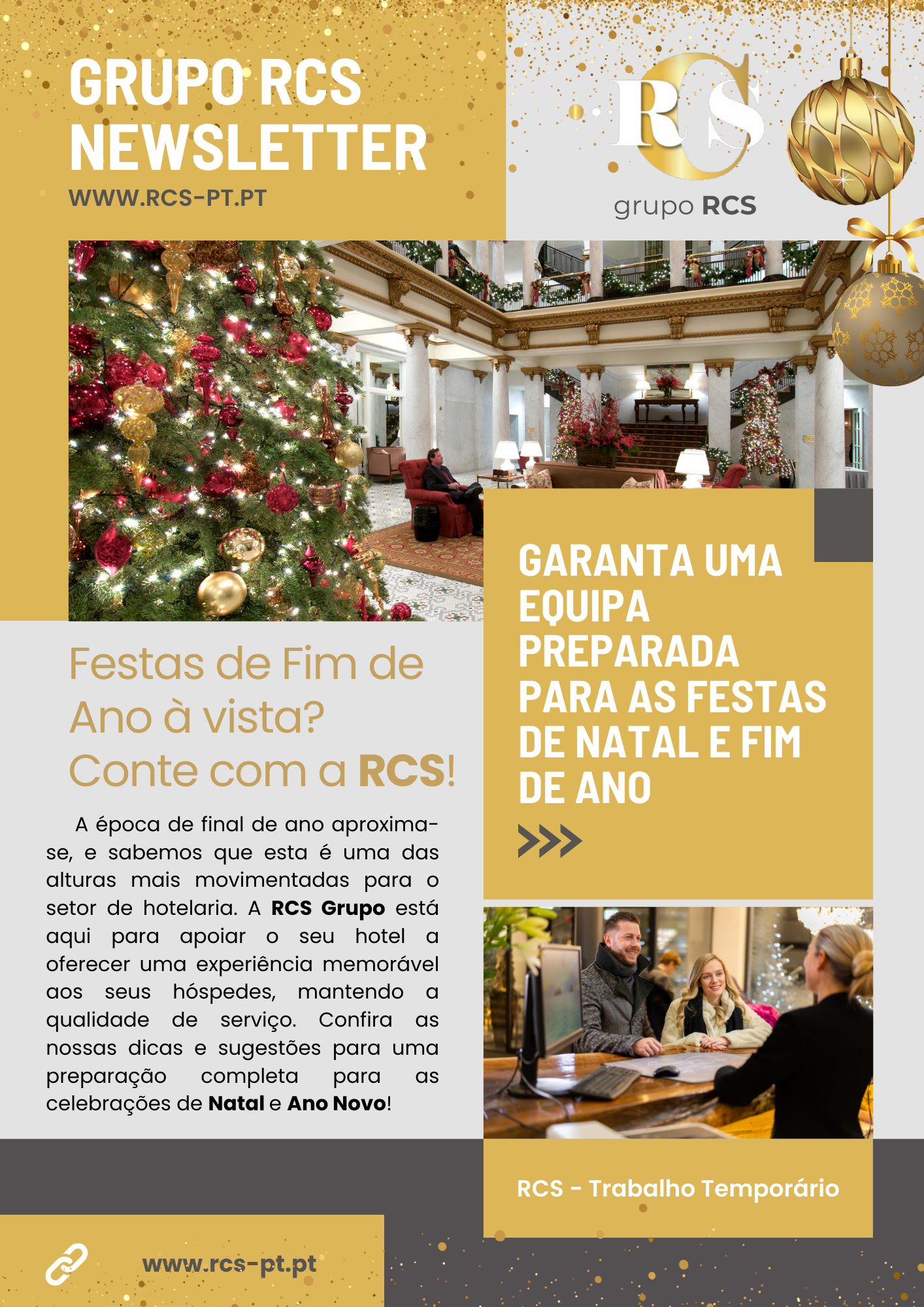 Festas de Fim de Ano à vista? Conte com o Grupo RCS!